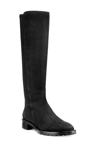 Stuart Weitzman 5050 Knee High Lug Boot In Black