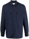 Aspesi Two Pockets Shirt In Blu