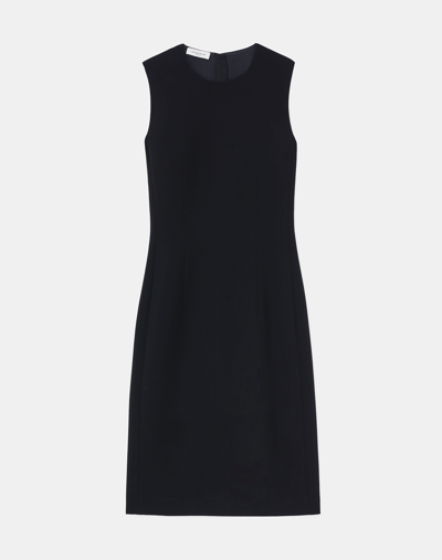 Lafayette 148 Petite Finesse Crepe Sheath Dress In Black