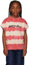 Jellymallow Kids Pink Tie-dye Vest In Pink
