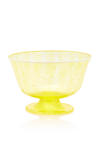 Moda Domus Novecento Glass Cup In Yellow