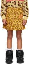 The Animals Observatory Kids Yellow Bird Skirt In Yellow