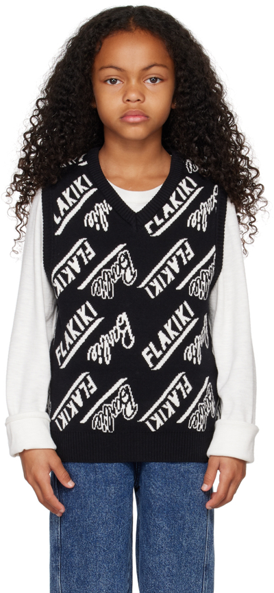 Flakiki Kids Black Barbie Edition Vest