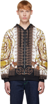 Moschino Man Sweatshirt Off White Size 38 Cotton In A1003 Fantasy Print