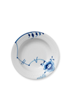 Royal Copenhagen Blue Fluted Mega Rim Soup Bowl In Blue