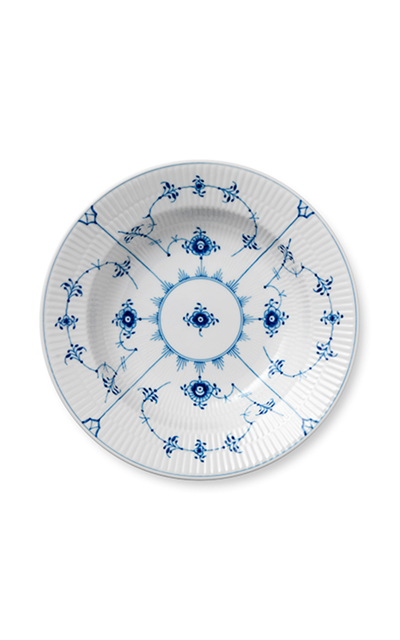Royal Copenhagen Porcelain Soup Bowl In Blue