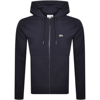 LACOSTE SPORT LACOSTE LOGO FULL ZIP HOODIE NAVY