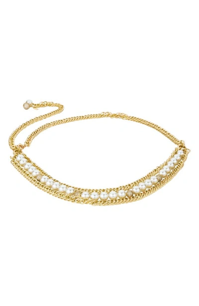 Ettika Layered Belly Chain In Gold