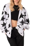 Edikted Star At Me Oversize Hoodie In Grey