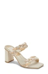 Dolce Vita Paily Braided Heeled Sandal In Ivory Multi Stella