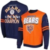 MITCHELL & NESS MITCHELL & NESS ORANGE CHICAGO BEARS ALL OVER 2.0 PULLOVER SWEATSHIRT