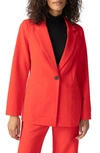 Sanctuary Bryce Woven Blazer In Rouge