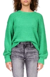 Sanctuary Plush Crewneck Sweater In Pine