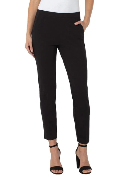 Liverpool Los Angeles Kayla Pull-on Slim Ponte Pants In Black