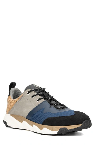 Hybrid Green Label Trillium Mixed Media Sneaker In Blue