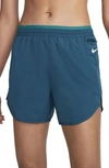 Nike Tempo Luxe Dri-fit Running Shorts In Blue