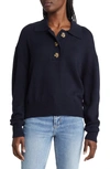 Rails Shae Polo Sweater In Navy