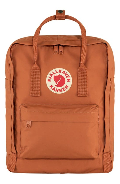 Fjall Raven Kånken Water Resistant Backpack In Terracotta Brown