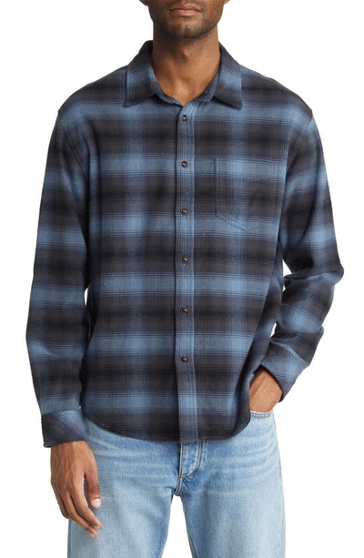 Rails Forrest Plaid Button-up Flannel Shirt In Reflection Wraith