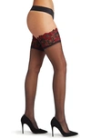 ANN SUMMERS FLORAL LACE TOP SHEER STOCKINGS