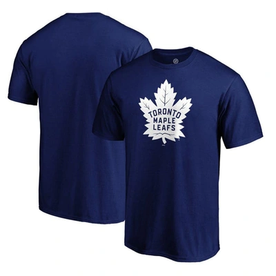 Fanatics Men's Blue Toronto Maple Leafs Team Primary Logo T-shirt