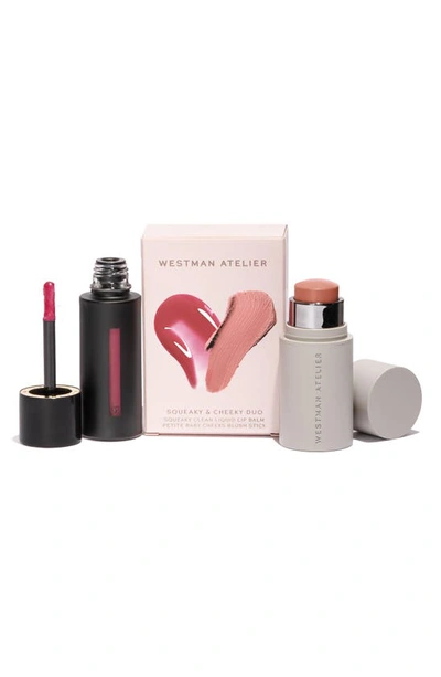 Westman Atelier Squeaky And Cheeky Duo Lip And Cheek Holiday Gift Set I In Duo I