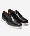 COLE HAAN Men'S Original Grand Shortwing Oxford Shoe in Black/White