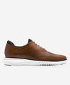 Cole Haan Men's 2.zerogland Lined Laser Wingtip Oxford Shoe In British Tan/ivory In Multi