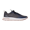 Loro Piana Weekend Walk Performance Mesh Low-top Sneakers In Bleu Charbon