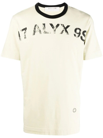 Alyx Logo-print Detail T-shirt In White