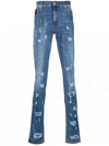 ALYX BLUE SKINNY JEANS WITH WORN EFFECT