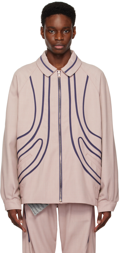 Kiko Kostadinov Beige Giran Jacket In Neutrals | ModeSens