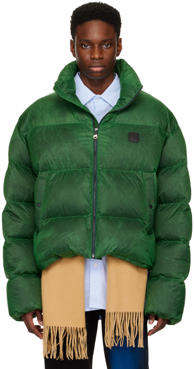 Ader Error Green Decal Down Jacket