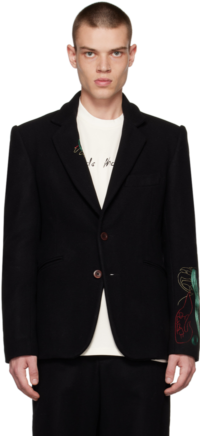 Bethany Williams Black Sanpa Tree Blazer