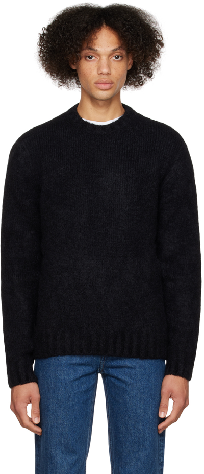 Apc Pierre Sweater In Lzz Noir