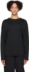 Bryan Jimene`z Black Weight Long Sleeve T-shirt In Black