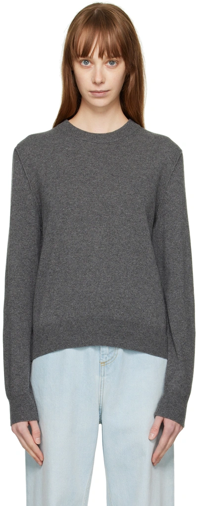 Maison Margiela Grey Crewneck Jumper In Grey