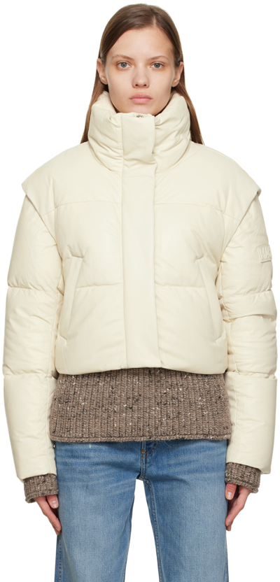 Mackage Off-white Bailey Down Jacket In Cream