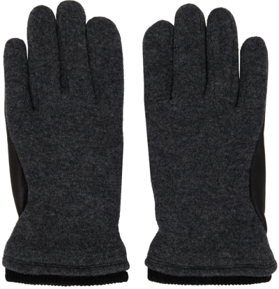 Norse Projects Gray Hestra Edition Svante Gloves In Charcoal