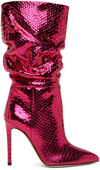 PARIS TEXAS PINK SLOUCHY BOOTS