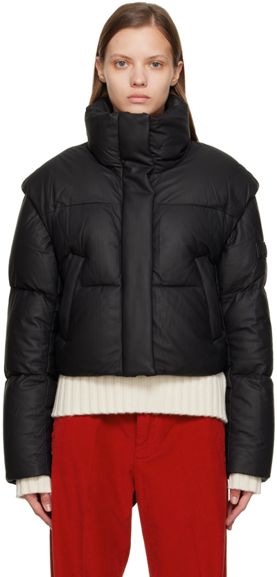 Mackage Black Bailey Down Jacket In Black