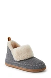 Dearfoams Moritz Slipper Bootie In Grey
