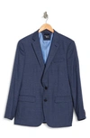 Original Penguin Wool Blend Two-button Suit Jacket In Navy