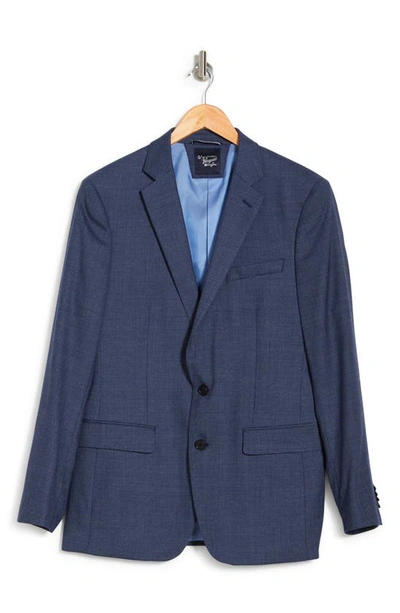 Original Penguin Wool Blend Two-button Suit Jacket In Navy