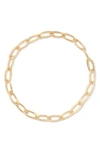 Marco Bicego 18k Yellow Gold Jaipur Link Polished Oval Link Statement Necklace. 17.75 In Yellow Gold