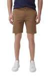 Good Man Brand Flex Pro 9-inch Jersey Shorts In Brown Olive