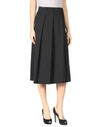 JIL SANDER 3/4 length skirt,35311505BK 5