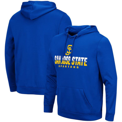 Colosseum Royal San Jose State Spartans Lantern Pullover Hoodie