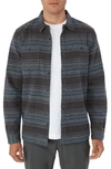 O'neill Belmont Brushed Flannel Button-up Shirt In Graphite