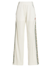 Casablanca Stripe-detail Track Pants In White